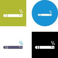 Zigarren-Icon-Design vektor