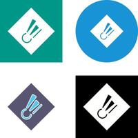 explosiv Material Symbol Design vektor