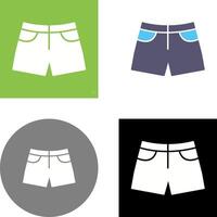 Shorts-Icon-Design vektor