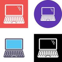 Laptop-Icon-Design vektor