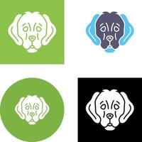 Hund-Icon-Design vektor