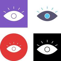 Augen-Icon-Design vektor
