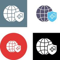 global Schutz Symbol Design vektor