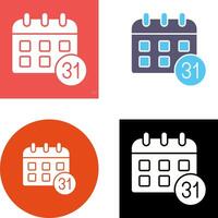 Kalender Icon Design vektor