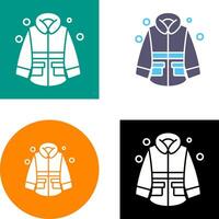 Winter Jacke Symbol Design vektor