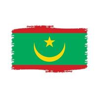 mauretanien flagga vektor