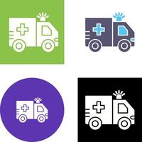 Krankenwagen-Icon-Design vektor