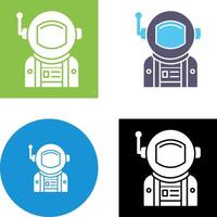 astronaut ikon design vektor