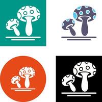 Pilz-Icon-Design vektor