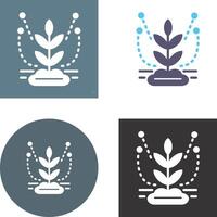 Bewässerungssystem-Icon-Design vektor