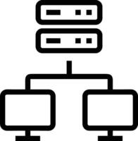 lagring data ikon symbol bild för databas illustration vektor