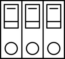 lagring data ikon symbol bild för databas illustration vektor