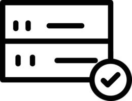 Lager Daten Symbol Symbol Bild zum Datenbank Illustration vektor