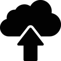 Wolke Symbol Symbol Bild. Illustration von das Hosting Lager vektor