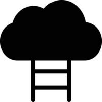 Wolke Symbol Symbol Bild. Illustration von das Hosting Lager vektor