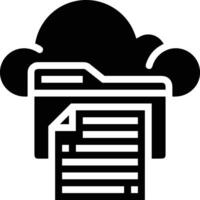 Wolke Symbol Symbol Bild. Illustration von das Hosting Lager vektor