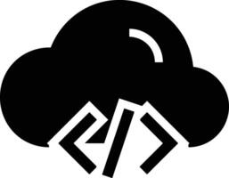 Wolke Symbol Symbol Bild. Illustration von das Hosting Lager vektor