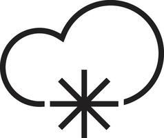 Wolke Symbol Symbol Bild. Illustration von das Hosting Lager vektor