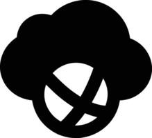 Wolke Symbol Symbol Bild. Illustration von das Hosting Lager vektor