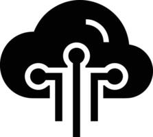 Wolke Symbol Symbol Bild. Illustration von das Hosting Lager vektor