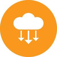 Wolke Symbol Symbol Bild. Illustration von das Hosting Lager vektor