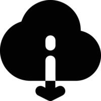 Wolke Symbol Symbol Bild. Illustration von das Hosting Lager vektor