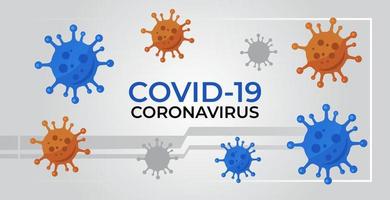 corona virus 19 vektor bakgrund. eps 10