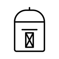 Vector Postbox Ikon