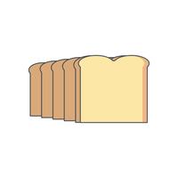Vektor bröd ikon