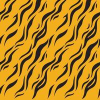 djur- hud tiger gul rand svart textur vektor