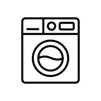 Waschen Maschine Symbol Design Vorlage einfach und sauber vektor