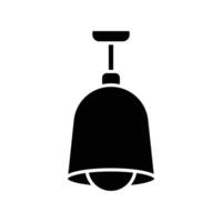 hängend Lampe Symbol Design Vorlage einfach und sauber vektor