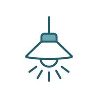 hängande lampa ikon design mall enkel och rena vektor