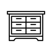 Schublade Symbol Design Vorlage einfach und sauber vektor