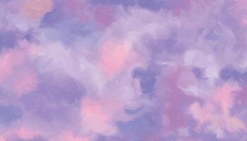 Pastell- lila Öl gemalt Textur. Acryl Hand gemalt Lavendel Hintergrund vektor