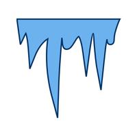 Eiszapfen-Vektor-Symbol vektor