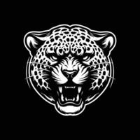 leopard illustration design svart och vit Färg vektor