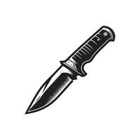 kniv silhuett illustration design vektor