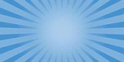 Blau Licht Sonne platzen Hintergrund Bild vektor