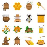 Honey Icons Set vektor