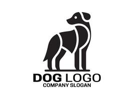 hund logotyp design illustration vektor