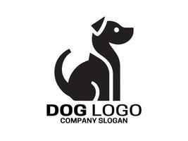 hund logotyp design illustration vektor