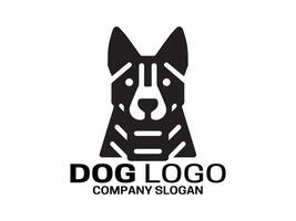 hund logotyp design illustration vektor