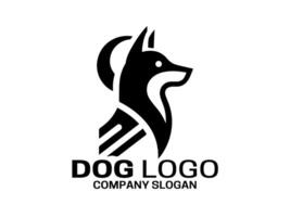 hund logotyp design illustration vektor