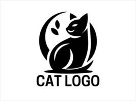 Katze Logo Design. abstrakt Symbol Symbol Illustration. vektor