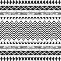 svart och vitt tribal etniskt mönster med geometriska element, traditionell afrikansk lera tyg, tribal design. tyg eller hemtapetdesign vektor