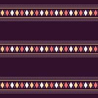 sömlös geometrisk bakgrundsmotiv ulos batak. sömlös traditionell textil bandhani sari gräns. kreativa sömlösa indian bandhani texturer kantdesign vektor