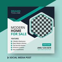 Corporate Real Estate Social Media Post-Template-Design vektor