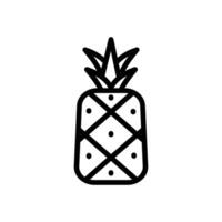 Ananas-Frucht-Symbol vektor