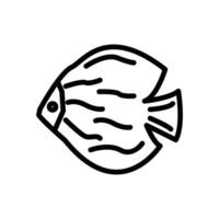 Fisch Meer Ozean Symbol vektor